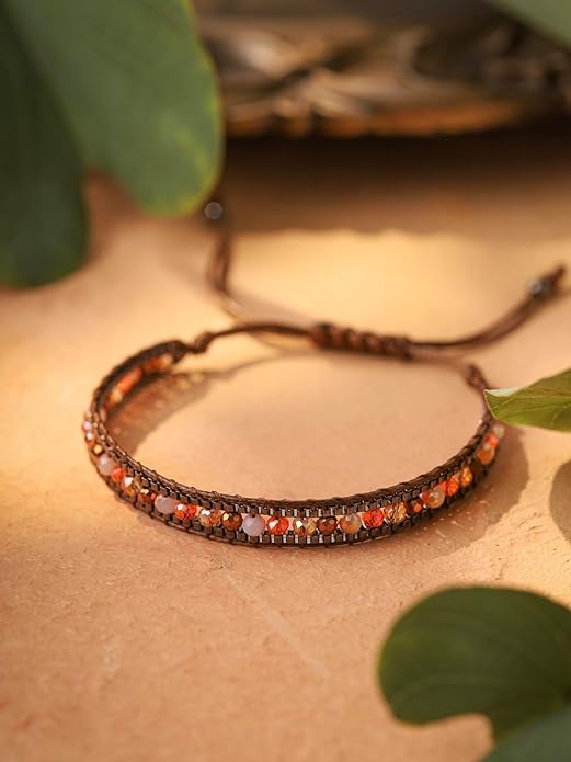 Bohemian Braided Bead Bracelet for Women, Trendy Jewelry Design