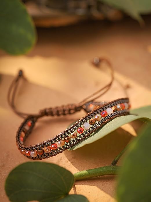 Bohemian Braided Bead Bracelet for Women, Trendy Jewelry Design